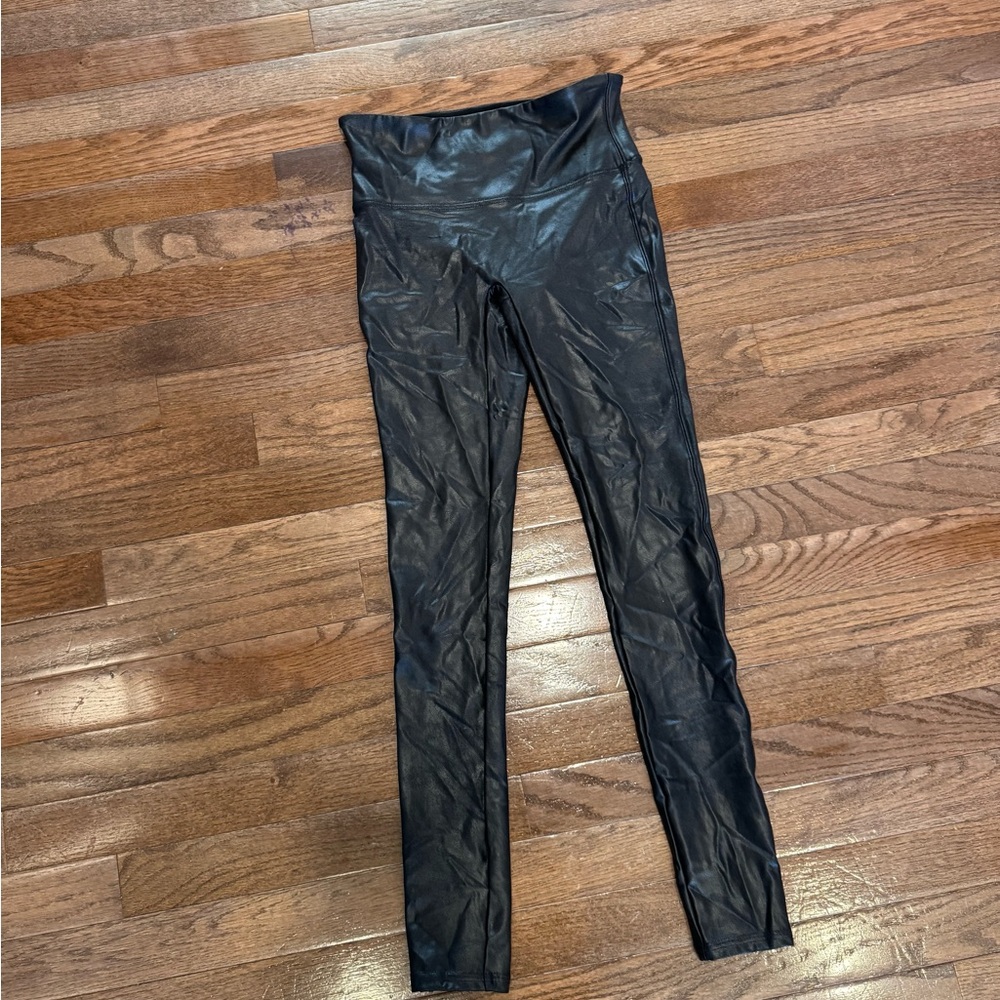 SPANX Black High-Waist Leggings